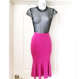 Express Pink Skirt